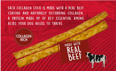 Rewardables collagen dental chews with beef coating are a tasty treat.