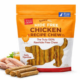 Rewardables Hide Free Chicken Chews 7-inch rolls for medium to large dogs.