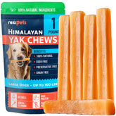 REXIPETS yak chews for large dogs offer long-lasting engagement and dental support.