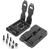 REXTECH Molle clip curved design enables quick one-handed attachment.