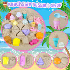 REZUCREY sand castle molds inspire creative seaside building.
