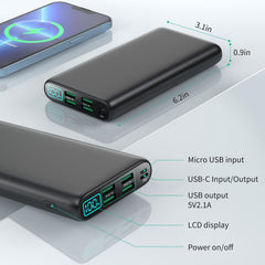 RGVOTA LED display shows charge level at a glance during travel