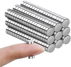 Rhinocats small strong magnets 8x2mm for secure lightweight holding on metal surfaces.