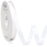 Ribbli double-faced satin ribbon for hair bows with a smooth, glossy finish.