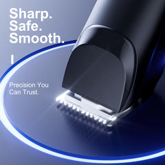 RICAF fast charging provides long runtime for on-the-go grooming