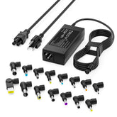 RicChic 90W universal charger front view highlights compact portable design