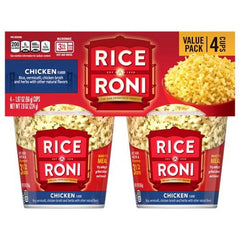 Rice-A-Roni 4pk Cups Chicken ready to heat for quick weeknights.
