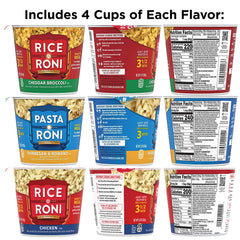 Rice-A-Roni Cups Cheddar Broccoli flavor microwave-ready cup for busy days