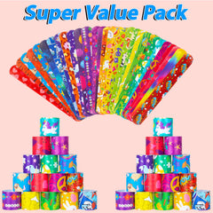 RICEDUO tie-dye slap bracelet vibrant design for classrooms.
