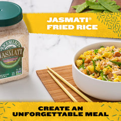 RiceSelect Jasmati aroma-steam reveals fragrant rice ideal for versatile dishes.