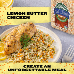 RiceSelect pearl couscous salad with greens demonstrates versatility