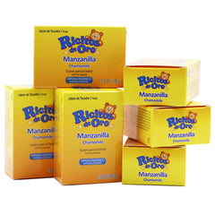 Ricitos de Oro chamomile soap close-up with creamy lather and hydration