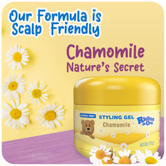 Tear-free Ricitos de Oro Chamomile Hair Gel formula for sensitive scalps