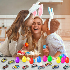 Colorful plastic Ricluck Easter eggs pack for decorations and favors