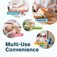 Ridex ambidextrous kitchen gloves fit either hand for versatile cleaning.