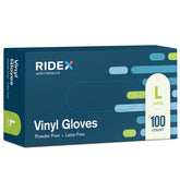 Ridex disposable gloves dispensing box enables quick one-at-a-time access for busy kitchens.