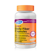 Right Remedies 3-in-1 Daily Fiber Capsules bottle — supports digestive health.