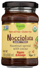 Rigoni Nocciolata jar showing creamy texture ideal for toast