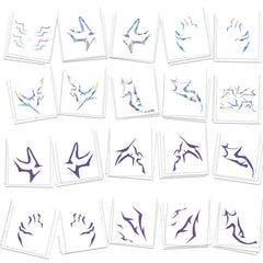 Rihoyoss K-pop Demon tattoos 60 pcs for vibrant party looks and easy skin transfer