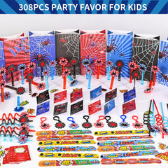 Rinfoeti 308Pcs party bundle favor bags for ready-to-gift treats.