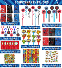 Rinfoeti 308Pcs party bundle stickers for playful rewards and prizes.