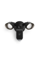 Ring Floodlight Cam Wired Plus outdoor security camera with motion-activated lighting.