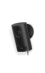 Ring Outdoor Cam Pro front view captures exterior surveillance in crisp detail.