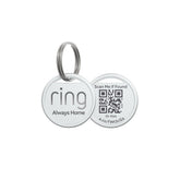 Ring Pet Tag featuring QR code on the tag for quick pet reunions
