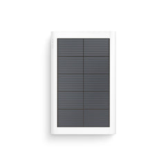 Ring Small Solar Panel for outdoor cam setup provides sunlight-powered energy.