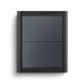 Ring Solar Panel 2nd Gen front view showing compact design for Outdoor Cam charging