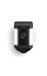 Ring Spotlight Cam Plus Battery captures clear day and night HD video for monitoring.