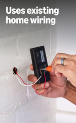 Ring Video Wired installation wiring shows simple hardwired power setup