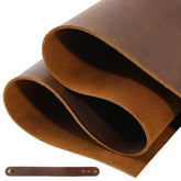 Ringsun genuine leather sheet close-up shows rich grain for tooling and dyeing.