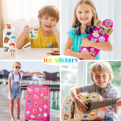 RINOLY waterproof vinyl stickers ideal for laptops and water bottles.