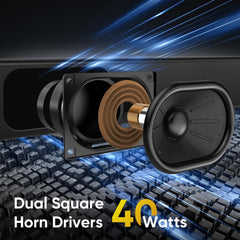 RIOWOIS DSP presets tailor movies, music, and news for immersive listening.
