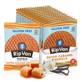 Rip Van Wafels gluten-free stroopwafel pack ready for on-the-go snacking.