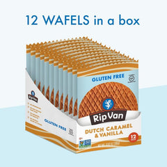 Natural cinnamon and cane sugar flavor in a Rip Van Wafels stroopwafel.