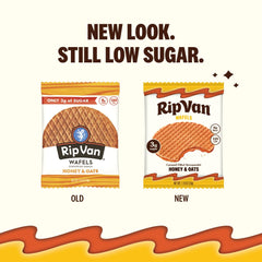 Rip Van Wafels office snack packaging ready for lunch boxes.