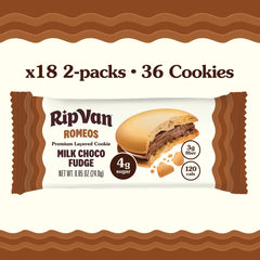 Rip Van Romeos cookies bite reveals fudgy texture and inviting aroma.