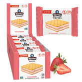 Rip Van Wafels Strawberry Keto Wafer packaging ready for on-the-go snacking