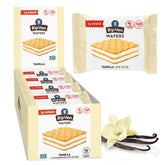 Rip Van Wafels vanilla keto wafer pack, a convenient low sugar snack.