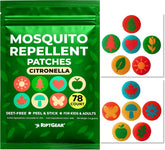 RiptGear patch on clothing provides natural, DEET-free protection