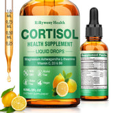 RiRywony Health cortisol drops lemon bottle for calm mood support.
