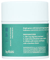 Prepared bowl of Everyday Matcha whisked to a silky texture