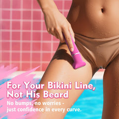 Risina Bikini Trimmer body head for versatile shaping and precise lines.
