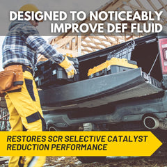 Dosing into the DEF tank for SCR system cleanliness with Rislone