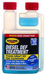 RISLONE Diesel DEF Treatment poured into the DEF tank protects SCR components from crystallization