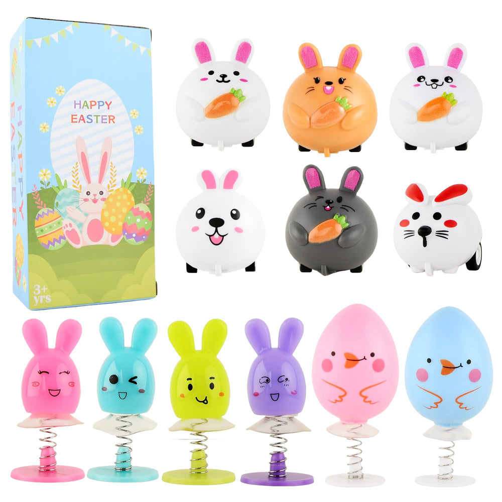 ritastar Easter rabbit pull-back car for safe toddler play