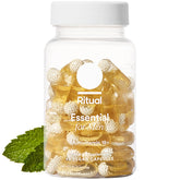 Ritual Men’s 18+ multivitamin bottle with mint flavor for daily wellness.