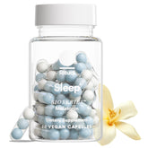 Ritual Sleep Melatonin 5mg bottle with time-released capsules for steady night-time support.
